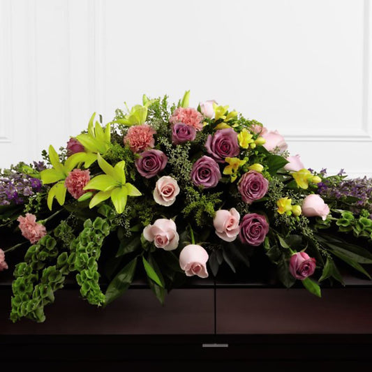 Forever Beloved Casket Spray –  Peonia Flowers Llc, Lakewood NJ