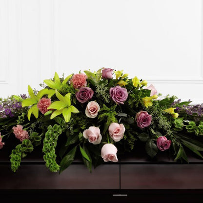Forever Beloved Casket Spray –  Peonia Flowers Llc, Lakewood NJ