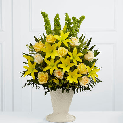 Golden Memories Arrangement –  Peonia Flowers Llc, Lakewood NJ