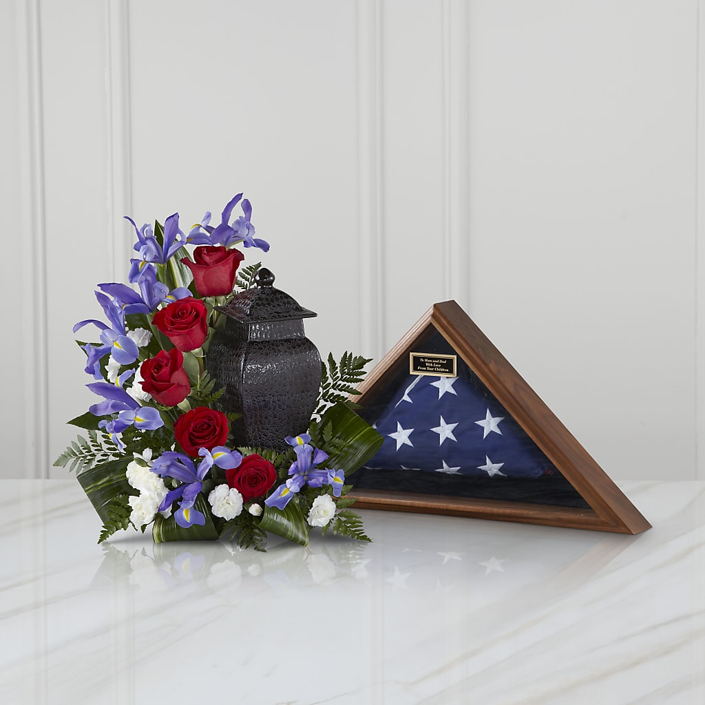 Patriotic Tribute Arrangement –  Peonia Flowers Llc, Lakewood NJ