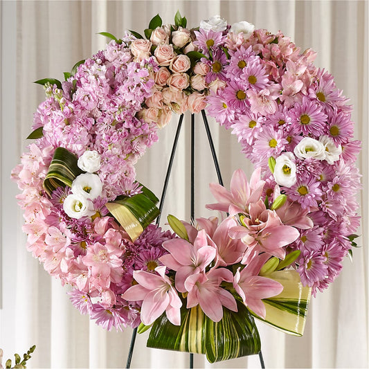 Gift of Warmth Wreath –  Peonia Flowers Llc, Lakewood NJ