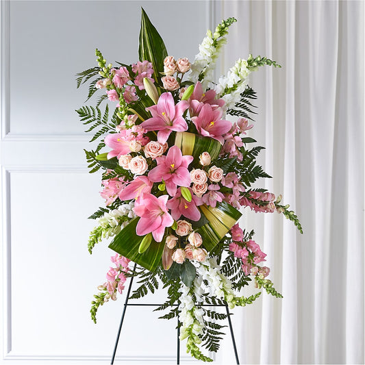 Elegant Embrace Standing Spray –  Peonia Flowers Llc, Lakewood NJ