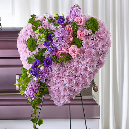 Treasured Love Standing Heart –  Peonia Flowers Llc, Lakewood NJ