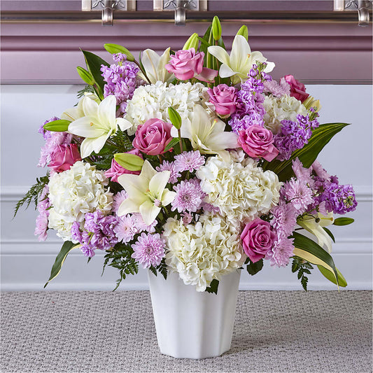 Heaven Sent Floor Basket –  Peonia Flowers Llc, Lakewood NJ