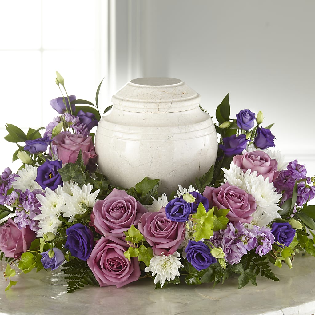 Blooming Sympathy Cremation Adornment –  Peonia Flowers Llc, Lakewood NJ