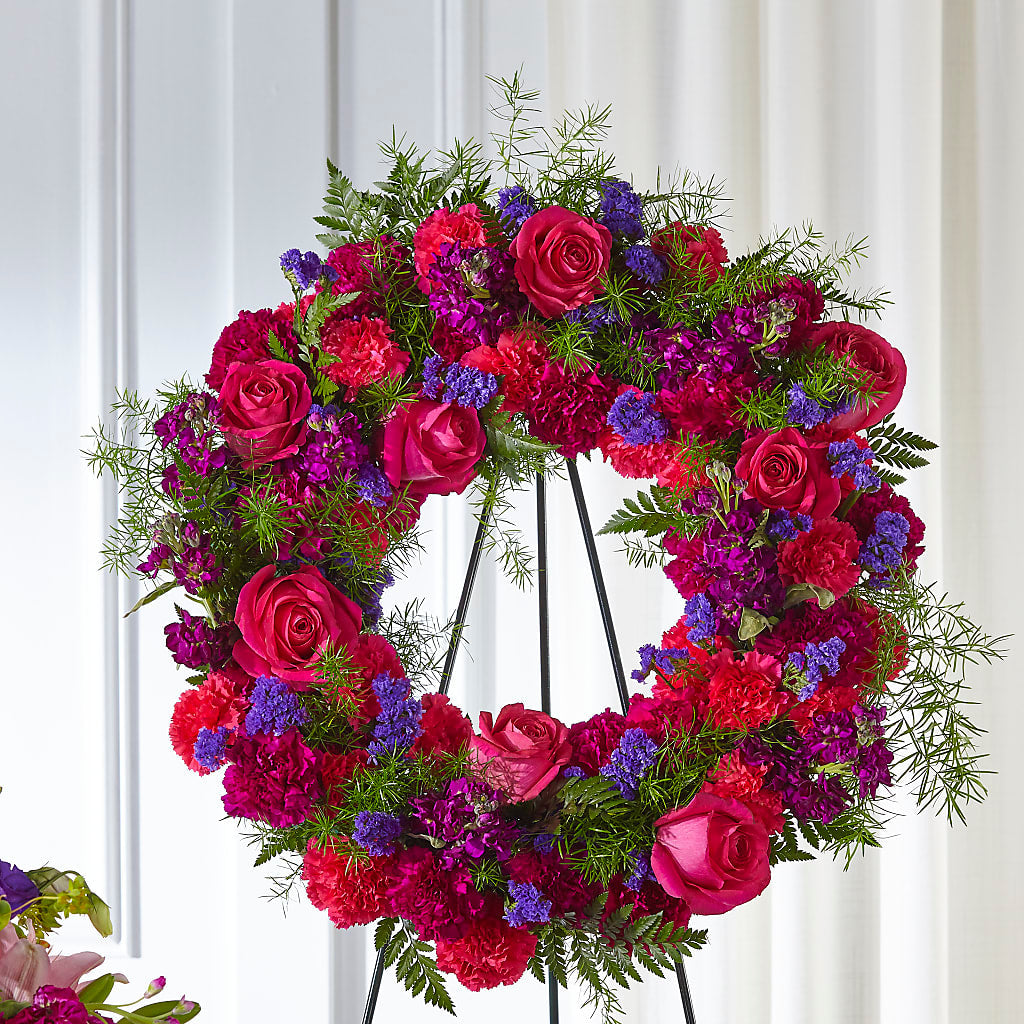 Calming Colors Wreath –  Peonia Flowers Llc, Lakewood NJ