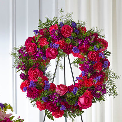 Calming Colors Wreath –  Peonia Flowers Llc, Lakewood NJ