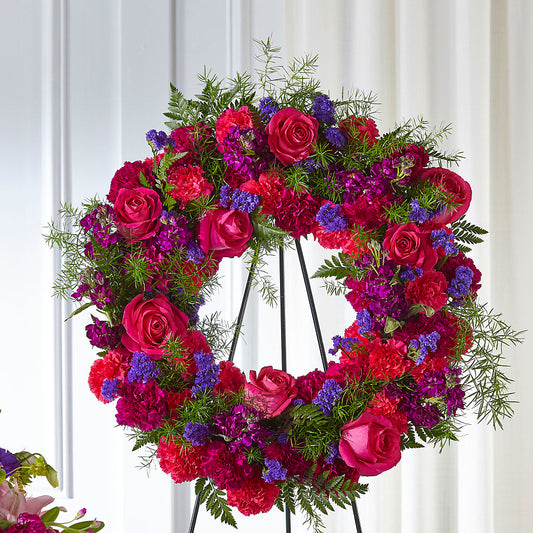 Calming Colors Wreath –  Peonia Flowers Llc, Lakewood NJ