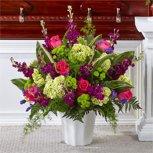 Beautiful Horizons Floor Basket –  Peonia Flowers Llc, Lakewood NJ