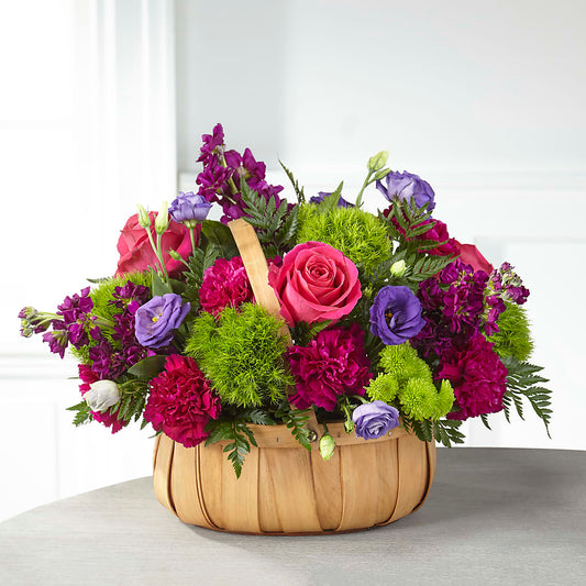Serene Sanctuary Basket –  Peonia Flowers Llc, Lakewood NJ