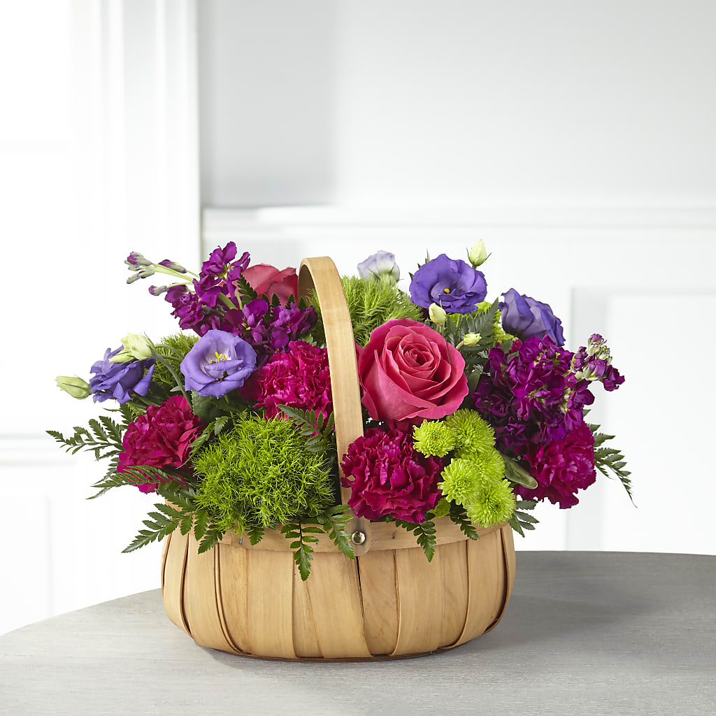 Serene Sanctuary Basket –  Peonia Flowers Llc, Lakewood NJ