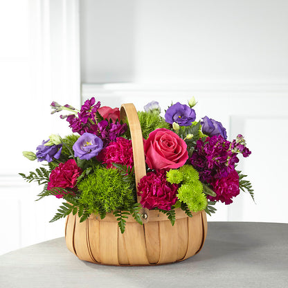 Serene Sanctuary Basket –  Peonia Flowers Llc, Lakewood NJ