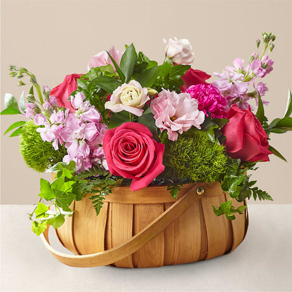 Radiance in Bloom Basket –  Peonia Flowers Llc, Lakewood NJ