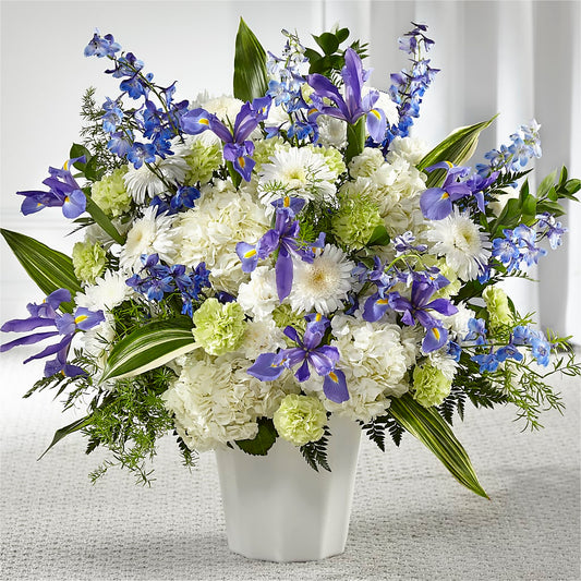 Soft Serenity Floor Basket –  Peonia Flowers Llc, Lakewood NJ