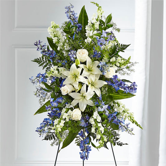 Faithful Friend Standing Spray –  Peonia Flowers Llc, Lakewood NJ