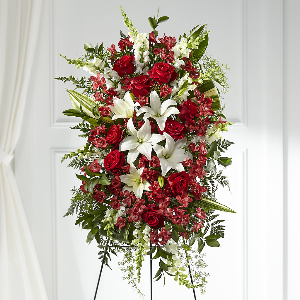 Everlasting Memory Standing Spray –  Peonia Flowers Llc, Lakewood NJ