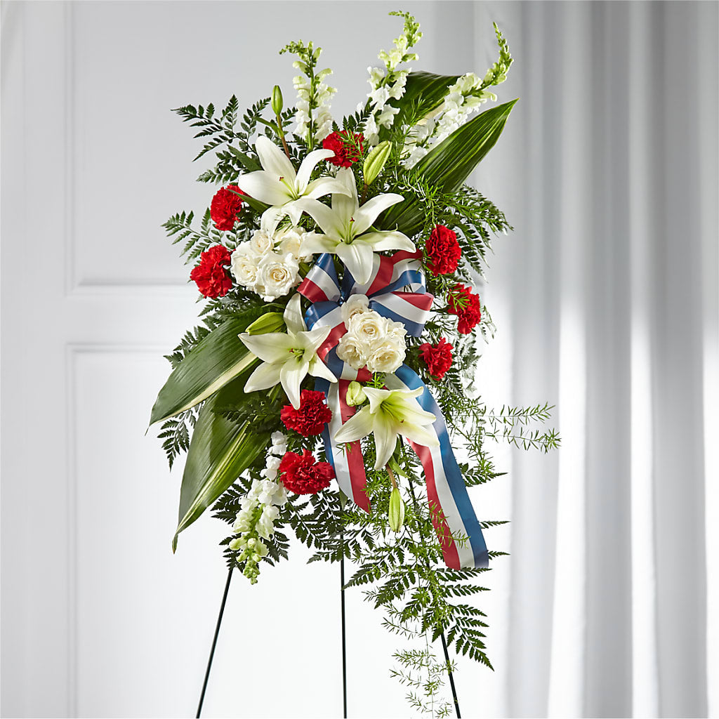 Stars of Life Standing Spray –  Peonia Flowers Llc, Lakewood NJ