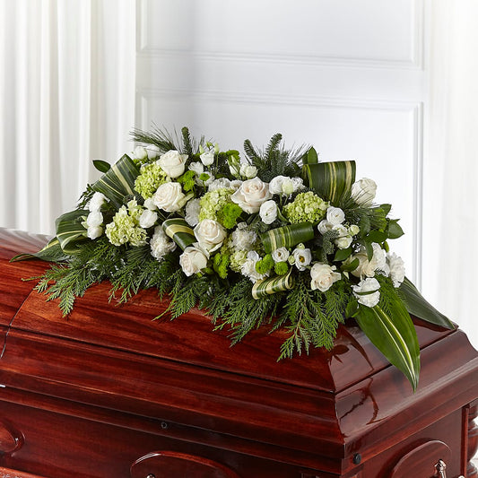 Hopeful Gesture Casket Spray –  Peonia Flowers Llc, Lakewood NJ