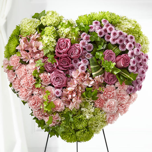 Heartwarming Standing Heart –  Peonia Flowers Llc, Lakewood NJ