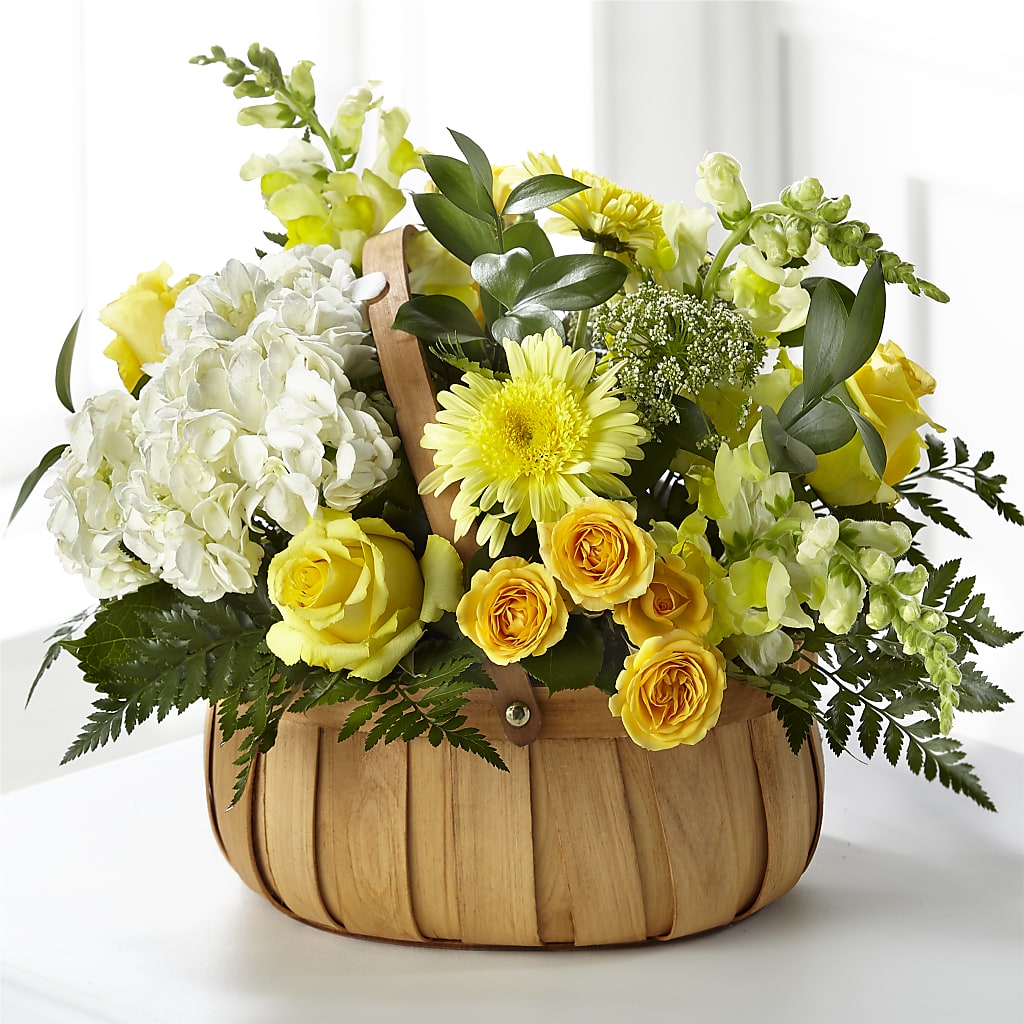 Rustic Remembrance Basket –  Peonia Flowers Llc, Lakewood NJ