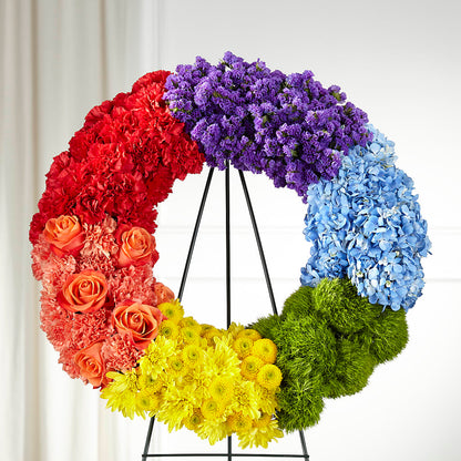 Circle of Love Wreath –  Peonia Flowers Llc, Lakewood NJ