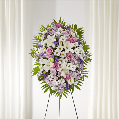 Surrounded by Love Standing Spray –  Peonia Flowers Llc, Lakewood NJ