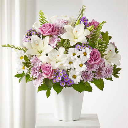 Warmest Thoughts Tabletop Basket –  Peonia Flowers Llc, Lakewood NJ
