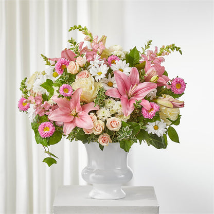 Empathetic Blooms Urn Arrangement –  Peonia Flowers Llc, Lakewood NJ