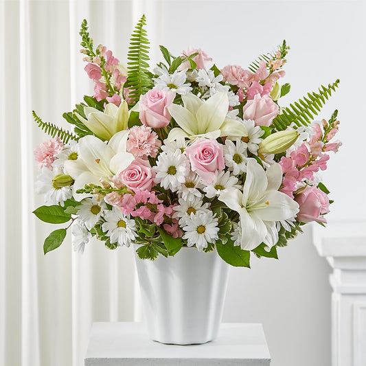 Soft Touch Tabletop Basket –  Peonia Flowers Llc, Lakewood NJ