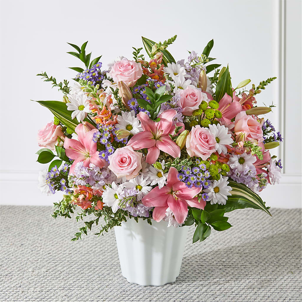 Abundant Compassion Floor Basket –  Peonia Flowers Llc, Lakewood NJ