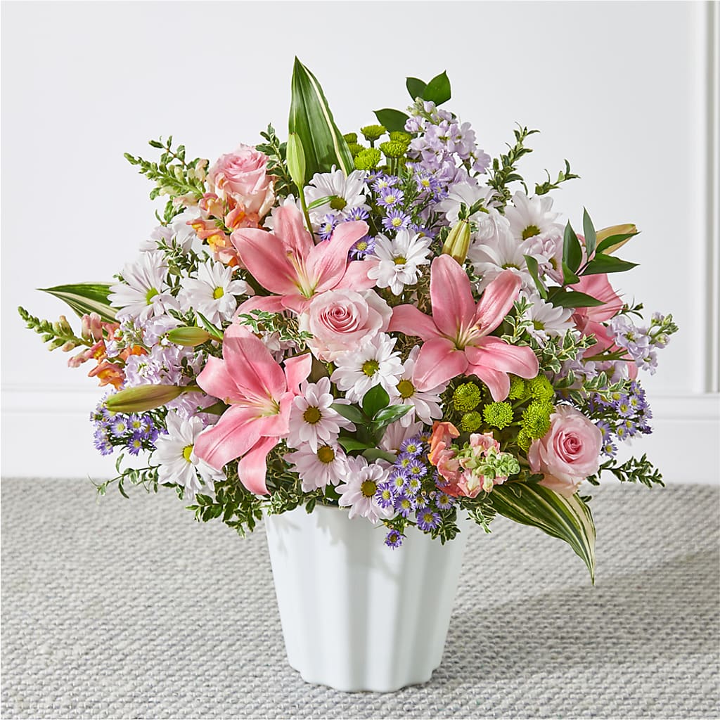 Abundant Compassion Floor Basket –  Peonia Flowers Llc, Lakewood NJ