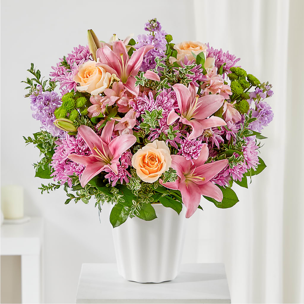 Supportive Embrace Tabletop Basket –  Peonia Flowers Llc, Lakewood NJ
