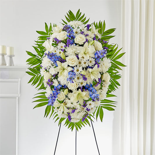 At Rest Standing Spray –  Peonia Flowers Llc, Lakewood NJ