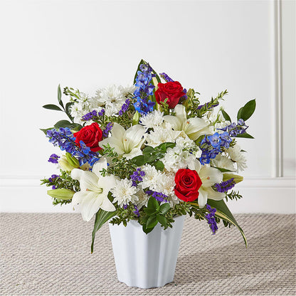 Consoled Floor Basket –  Peonia Flowers Llc, Lakewood NJ