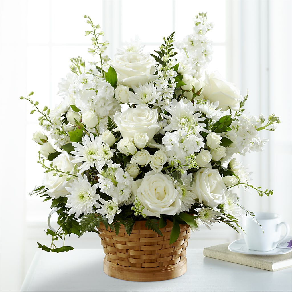 Heartfelt Condolences Arrangement –  Peonia Flowers Llc, Lakewood NJ