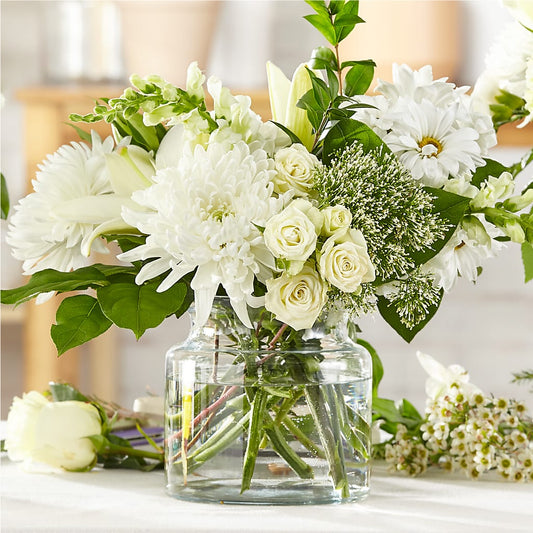 Classic Ivory – A Florist Original –  Peonia Flowers Llc, Lakewood NJ