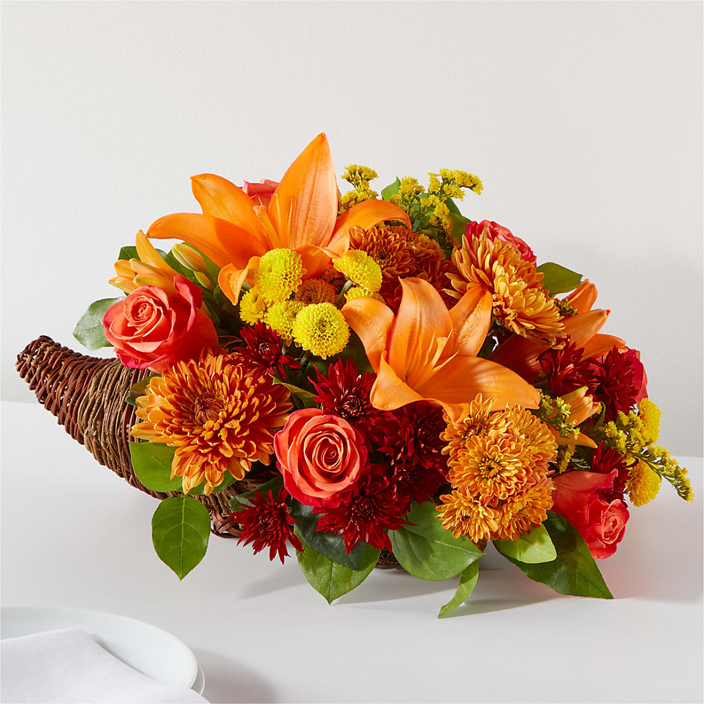 Bouquet of Blessings Cornucopia –  Peonia Flowers Llc, Lakewood NJ