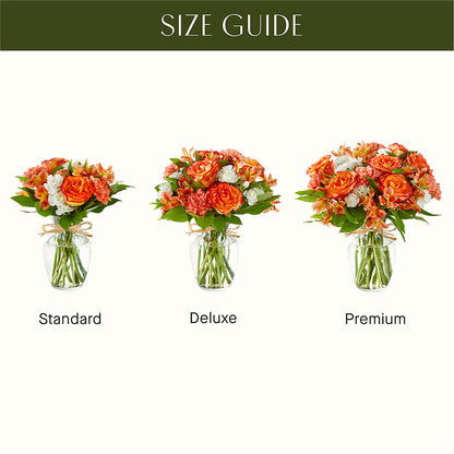 Apricot Glow Bouquet –  Peonia Flowers Llc, Lakewood NJ