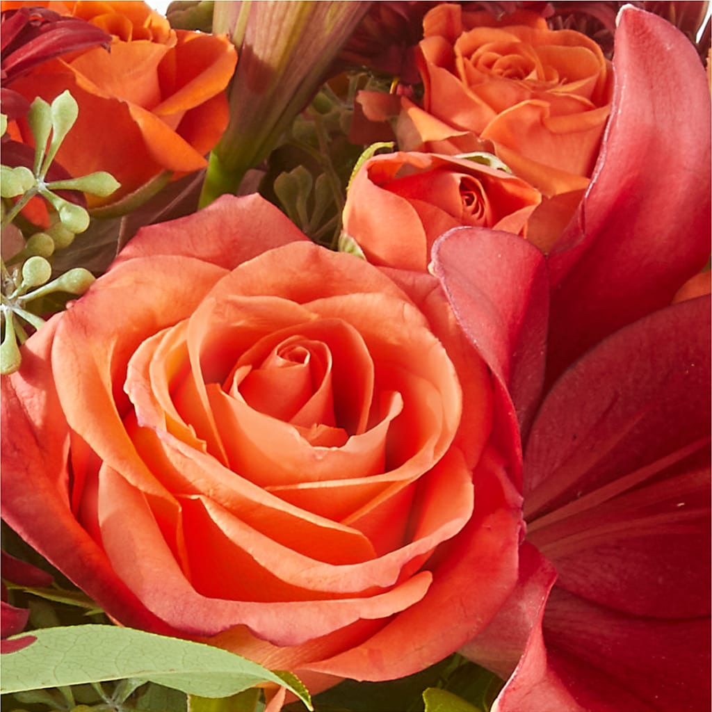 Crimson Leaves Bouquet –  Peonia Flowers Llc, Lakewood NJ