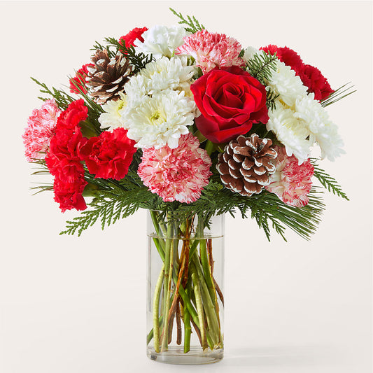 Candy Cane Lane Bouquet –  Peonia Flowers Llc, Lakewood NJ