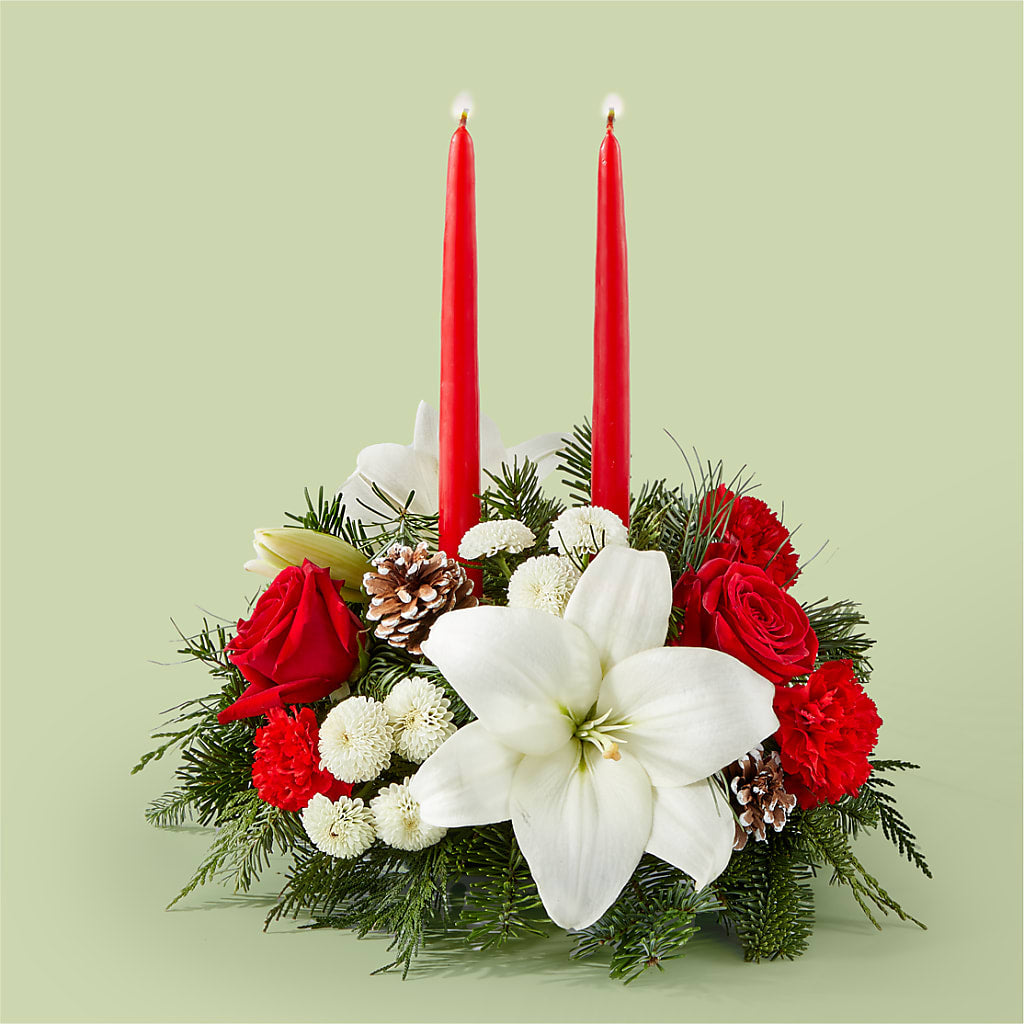 Seasonal Festivities Centerpiece –  Peonia Flowers Llc, Lakewood NJ