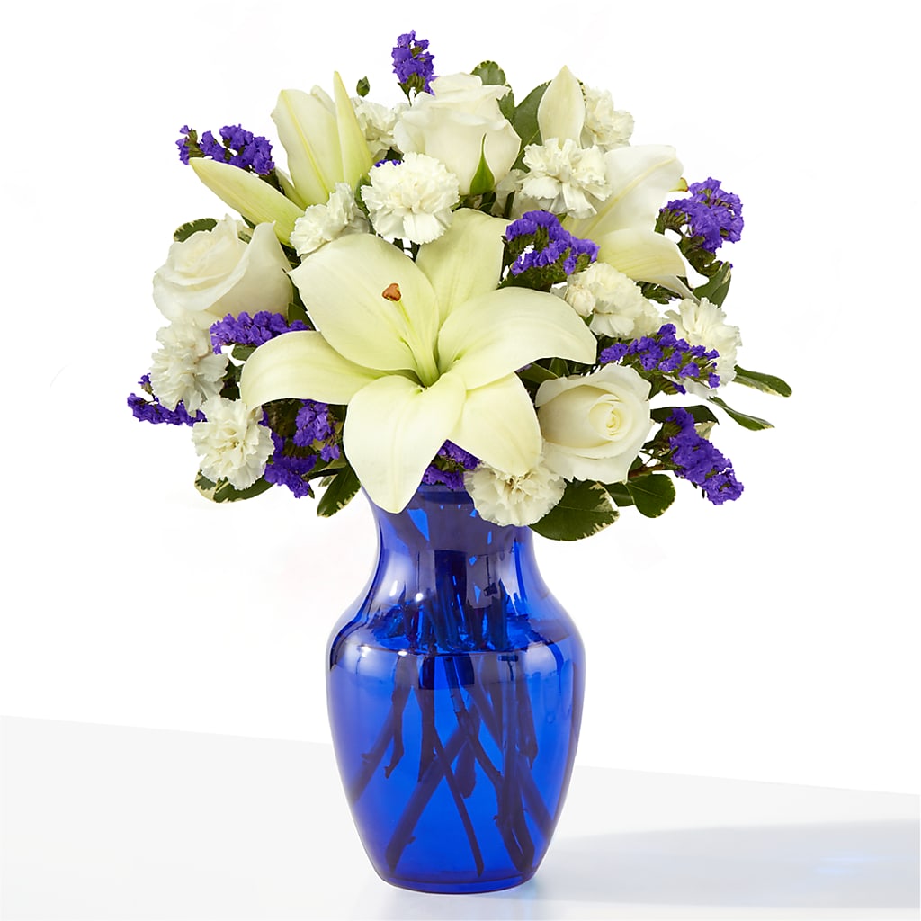 Sapphire Rush Bouquet –  Peonia Flowers Llc, Lakewood NJ