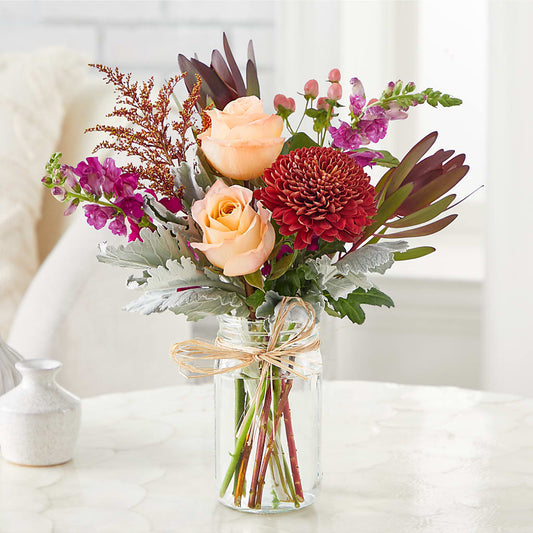 Moody Hues Bouquet –  Peonia Flowers Llc, Lakewood NJ