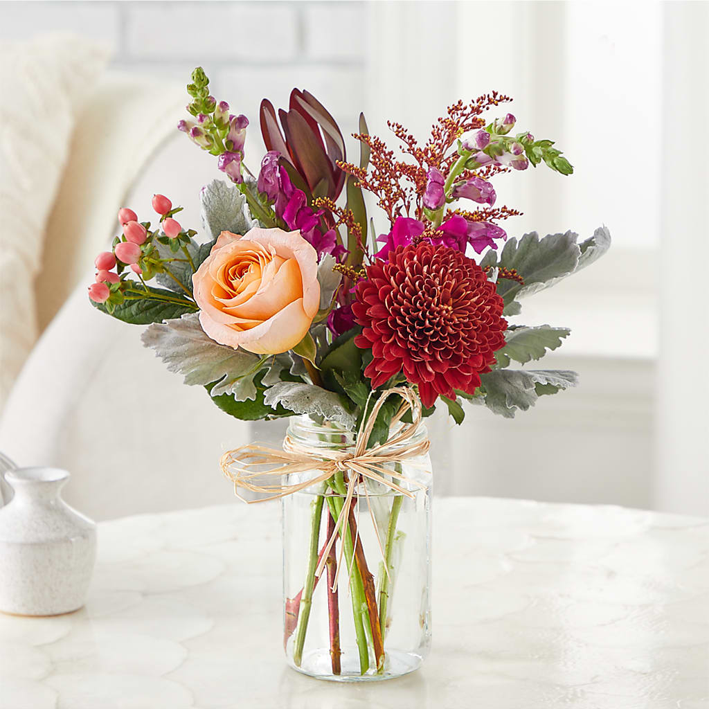 Moody Hues Bouquet –  Peonia Flowers Llc, Lakewood NJ
