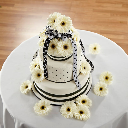 Simple Sophistication Cake Décor –  Peonia Flowers Llc, Lakewood NJ