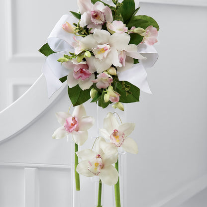Perfect Entrance Pew Arrangement –  Peonia Flowers Llc, Lakewood NJ