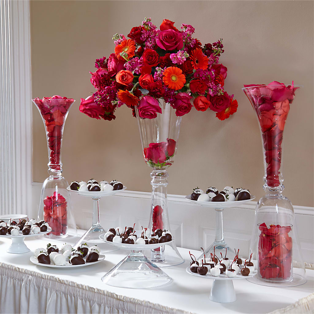 Life's Sweetness Centerpiece –  Peonia Flowers Llc, Lakewood NJ