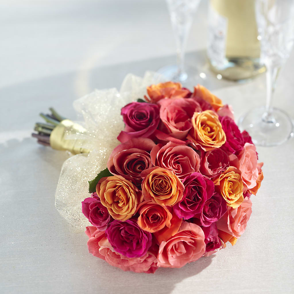 Sweet Roses Bouquet –  Peonia Flowers Llc, Lakewood NJ