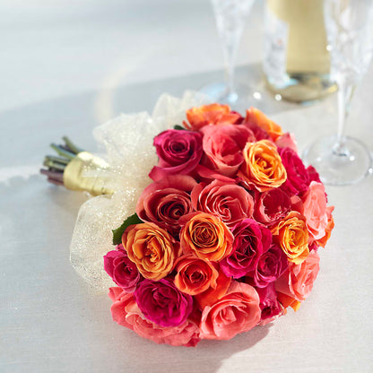 Sweet Roses Bouquet –  Peonia Flowers Llc, Lakewood NJ