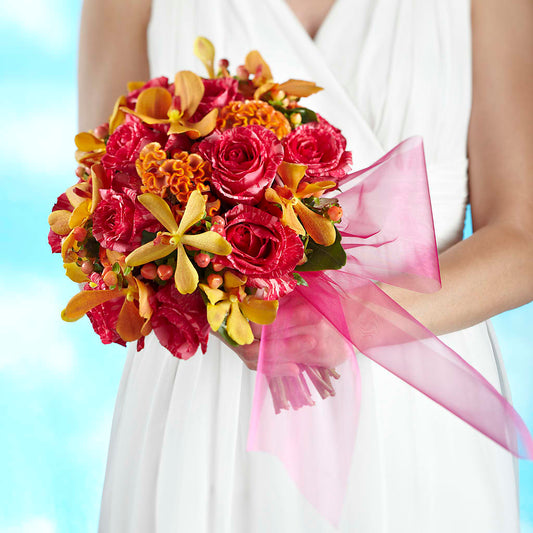 Brilliant Shades of Love Bouquet –  Peonia Flowers Llc, Lakewood NJ